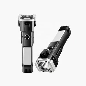 Linterna LED Recargable 4 en 1 - Potente, Compacta y Multifuncional