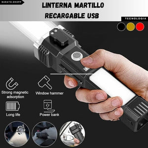 Linterna táctica 4 en 1  -Envíos gratis